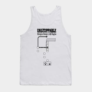 Unstoppable Tecmo Super Bowl Play shotgun sweep left QB Eagles Tank Top